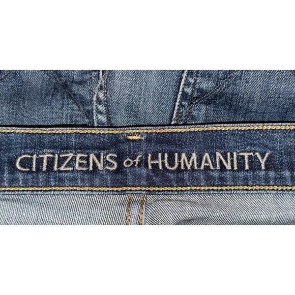 CITIZENS OF HUMANITY, Phoebe jeans 26, slim straight crop, denim, medium wash - Picture 6 of 11